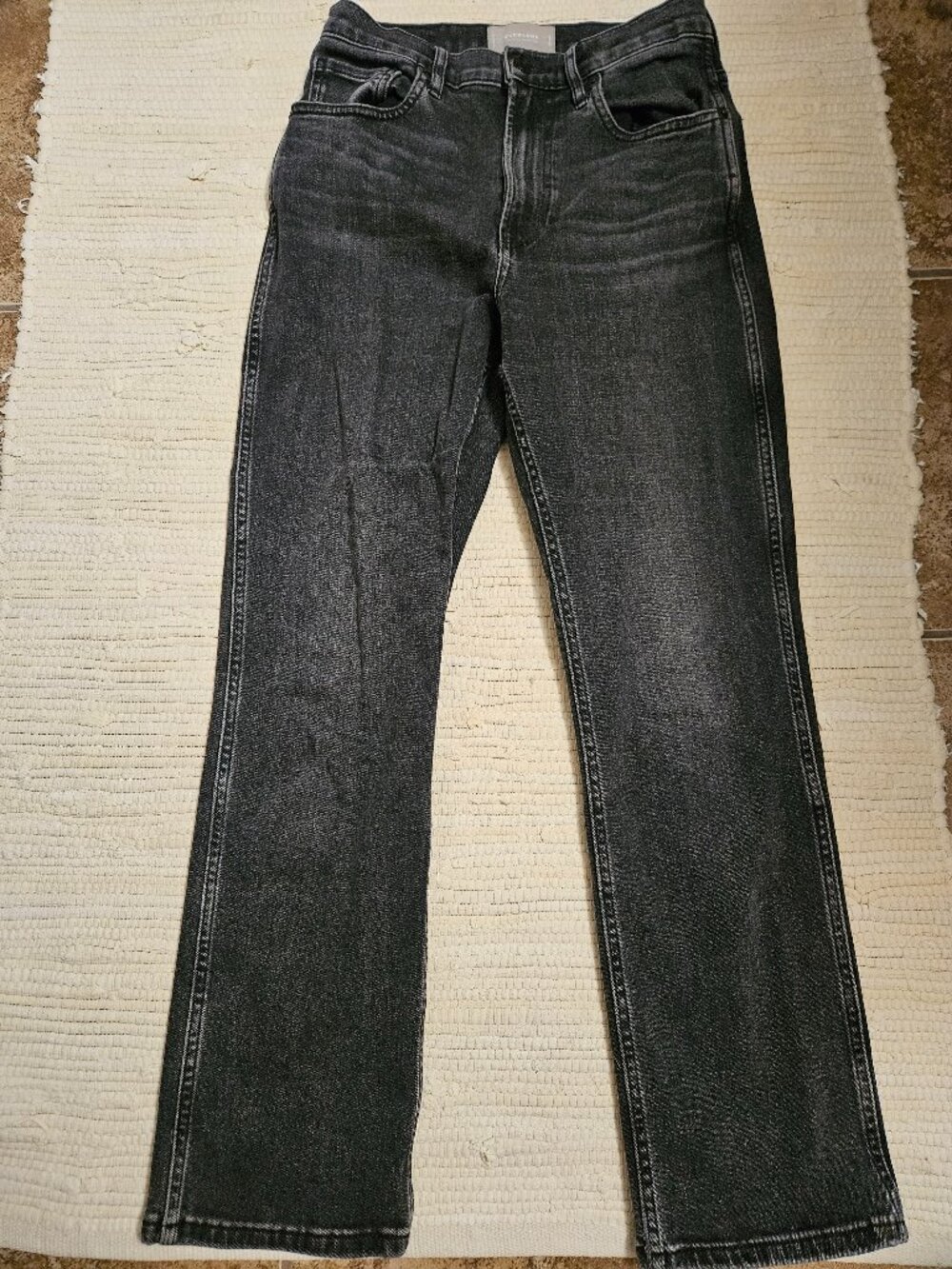Everlane - The Cheeky Bootcut - Washed Black 27